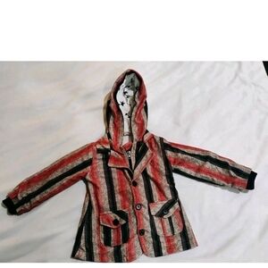 Chic Kids Striped Blazer with Hood